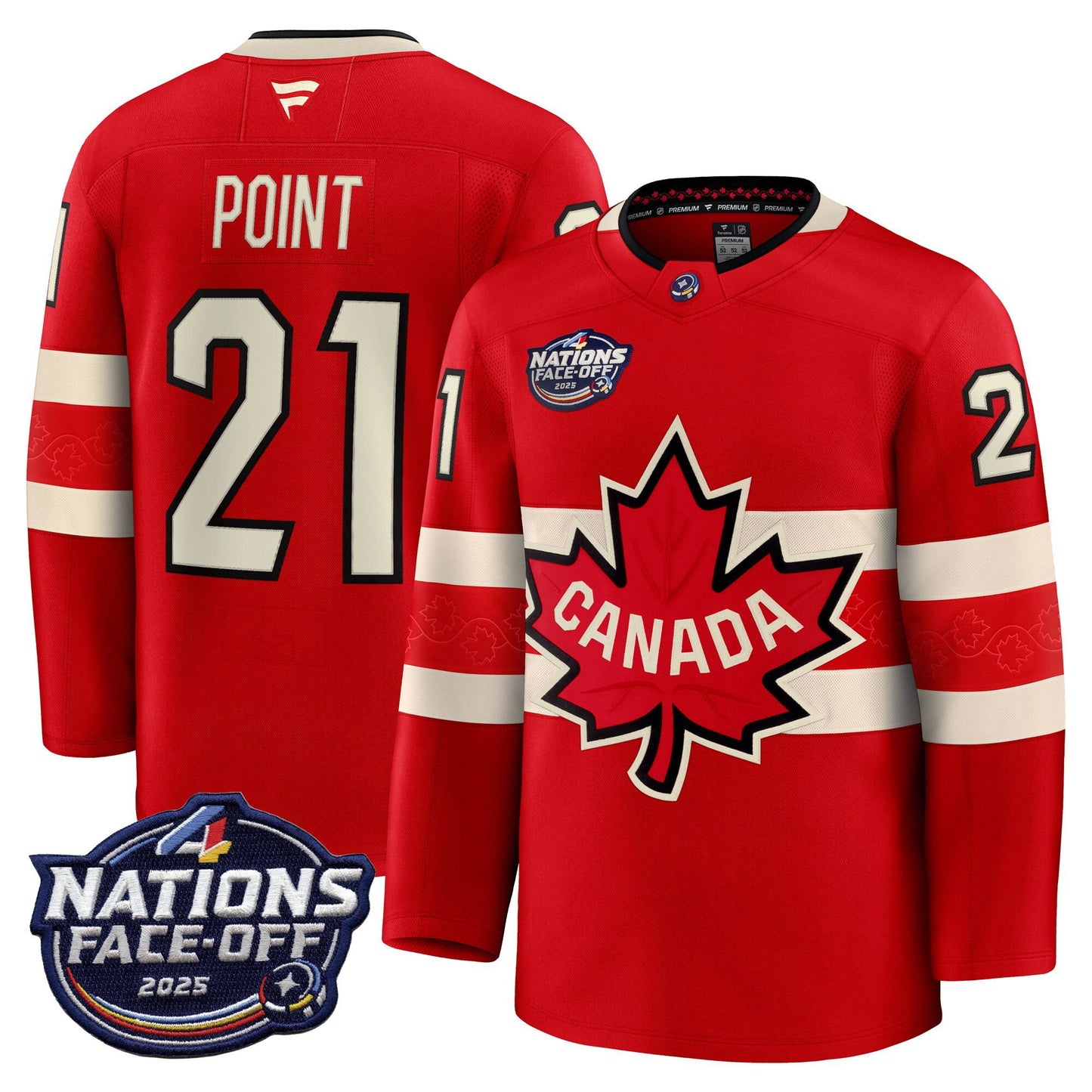 Canada 4 Nations Face-Off 2025 Premium Jersey - All Stitched
