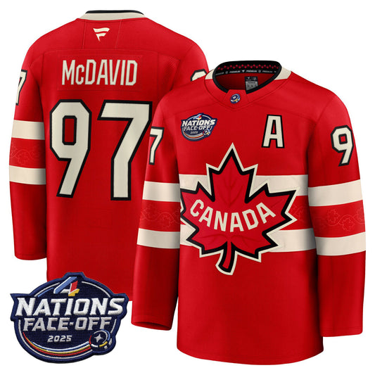 Canada 4 Nations Face-Off 2025 Premium Jersey - All Stitched