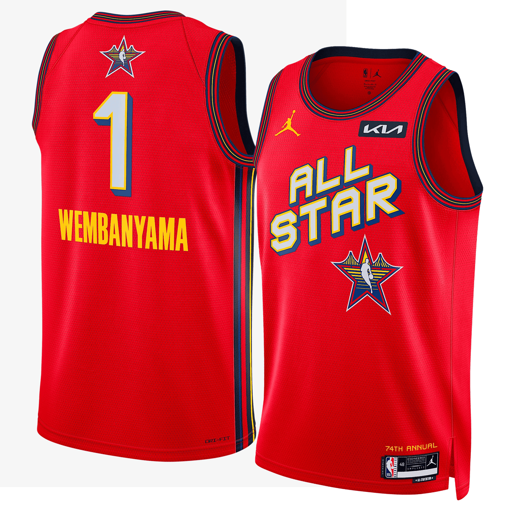 Men's NBA All Stars 2025 Jersey - All Stitched