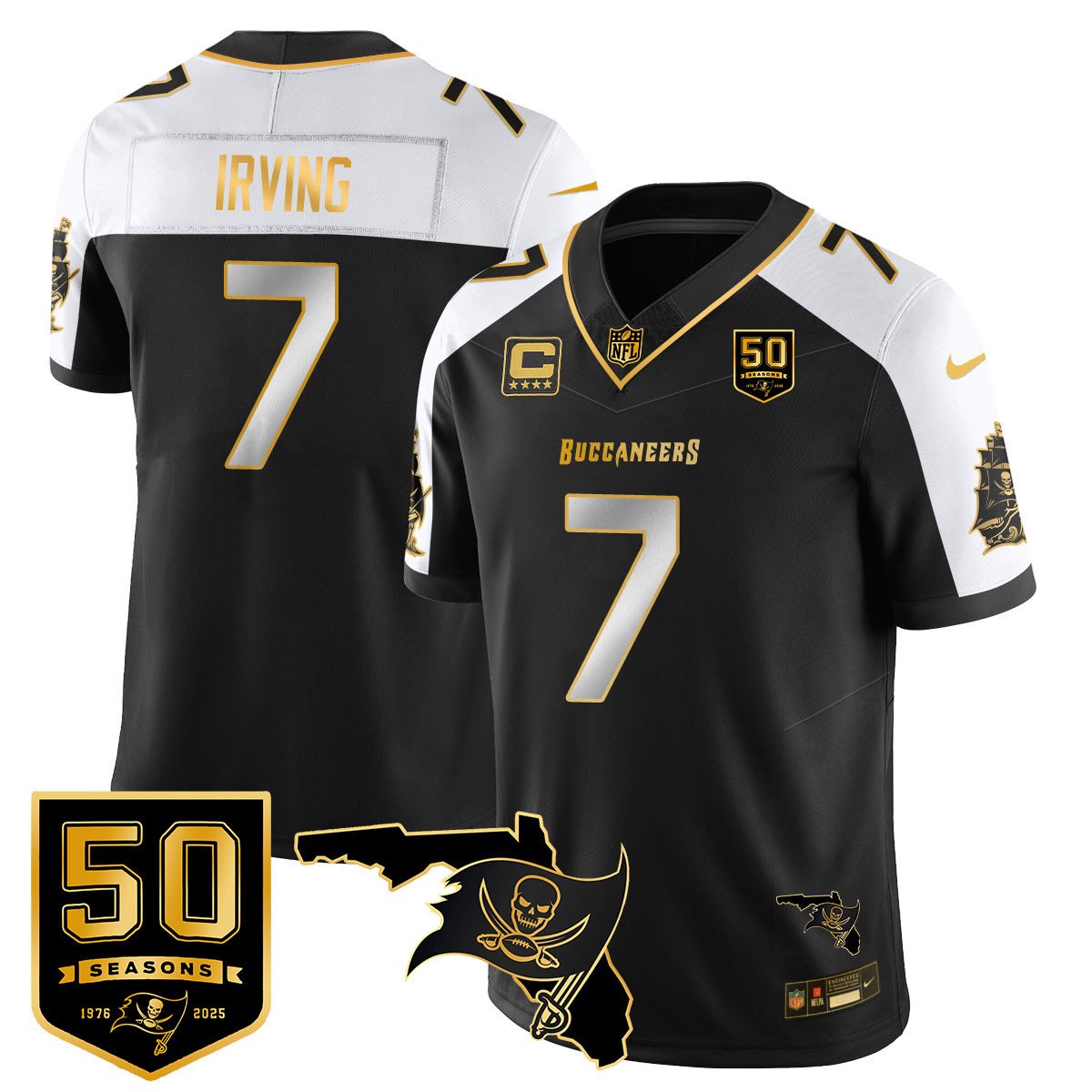 Men's Tampa Bay Buccaneers 50th Season Limited Jersey - All Stitched