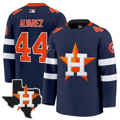 Men's Houston Astros Hockey Premium Jersey - All Stitched