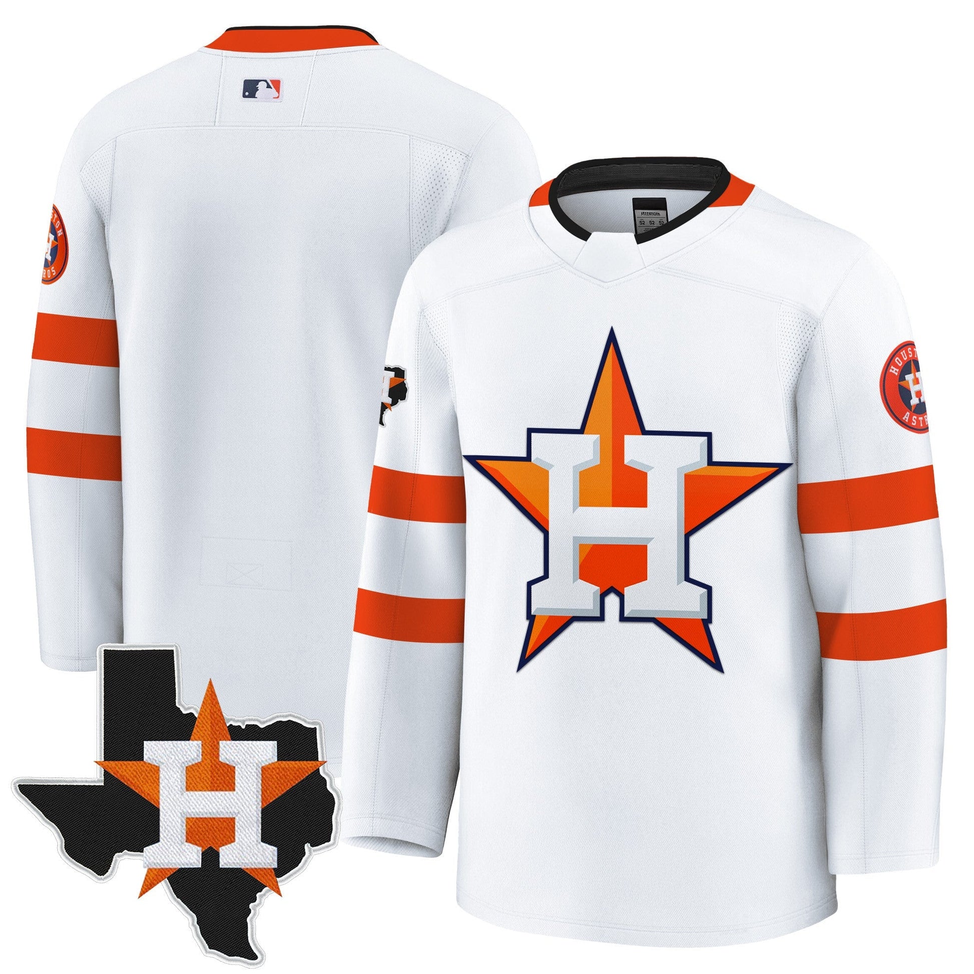 Men's Houston Astros Hockey Premium Jersey - All Stitched