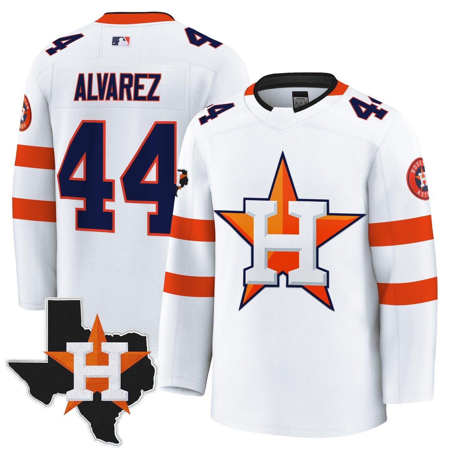 Men's Houston Astros Hockey Premium Jersey - All Stitched
