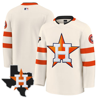 Men's Houston Astros Hockey Premium Jersey - All Stitched