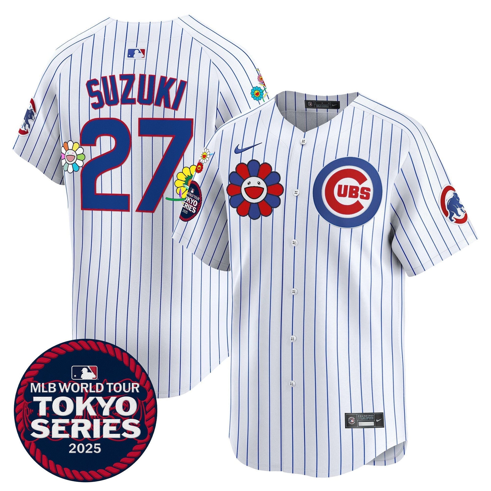 Men's Chicago Cubs Tokyo Series 2025 Vapor Premier Limited Jersey - Stitched