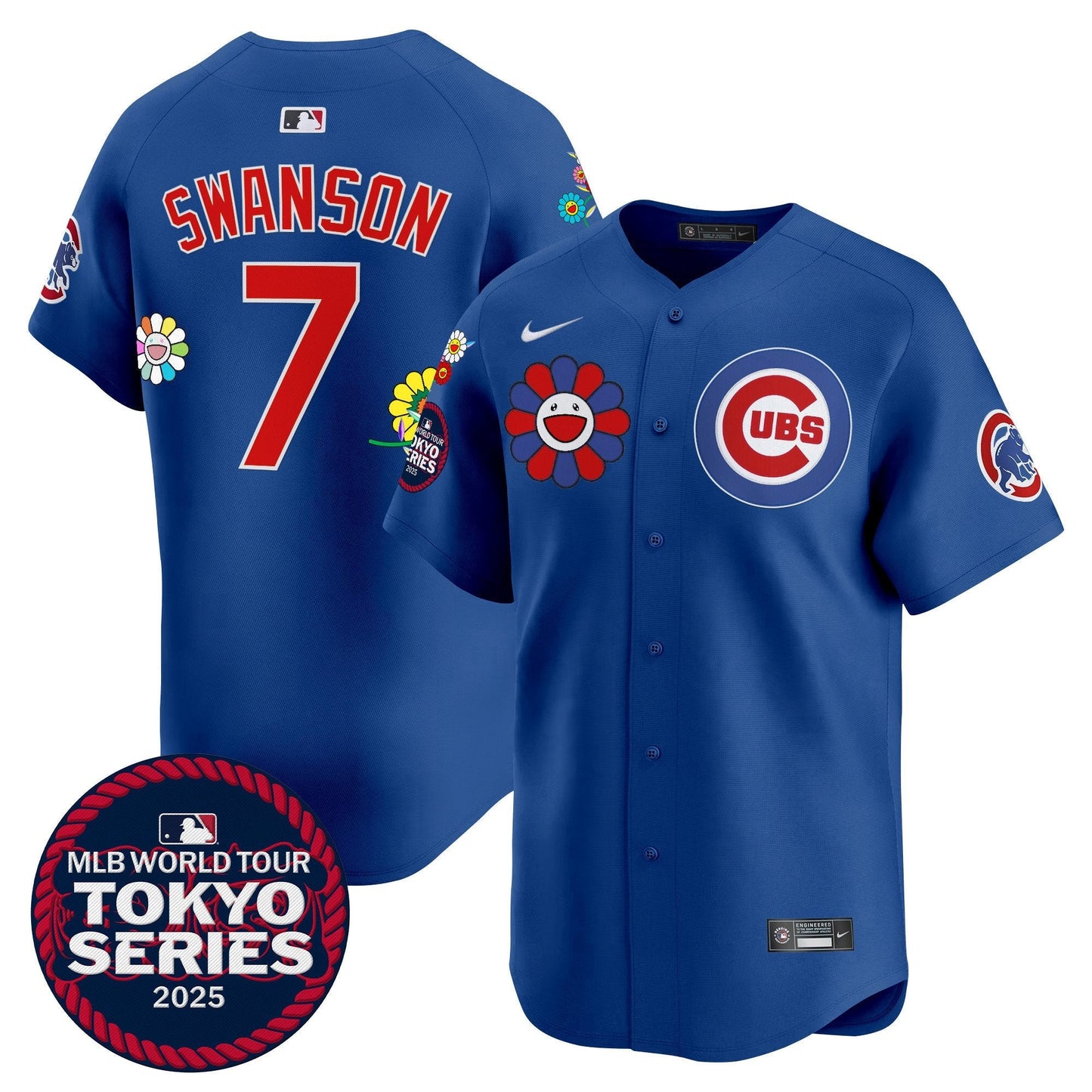 Men's Chicago Cubs Tokyo Series 2025 Vapor Premier Limited Jersey - Stitched