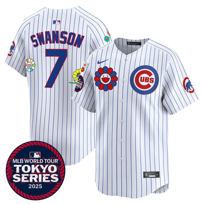 Men's Chicago Cubs Tokyo Series 2025 Vapor Premier Limited Jersey - Stitched