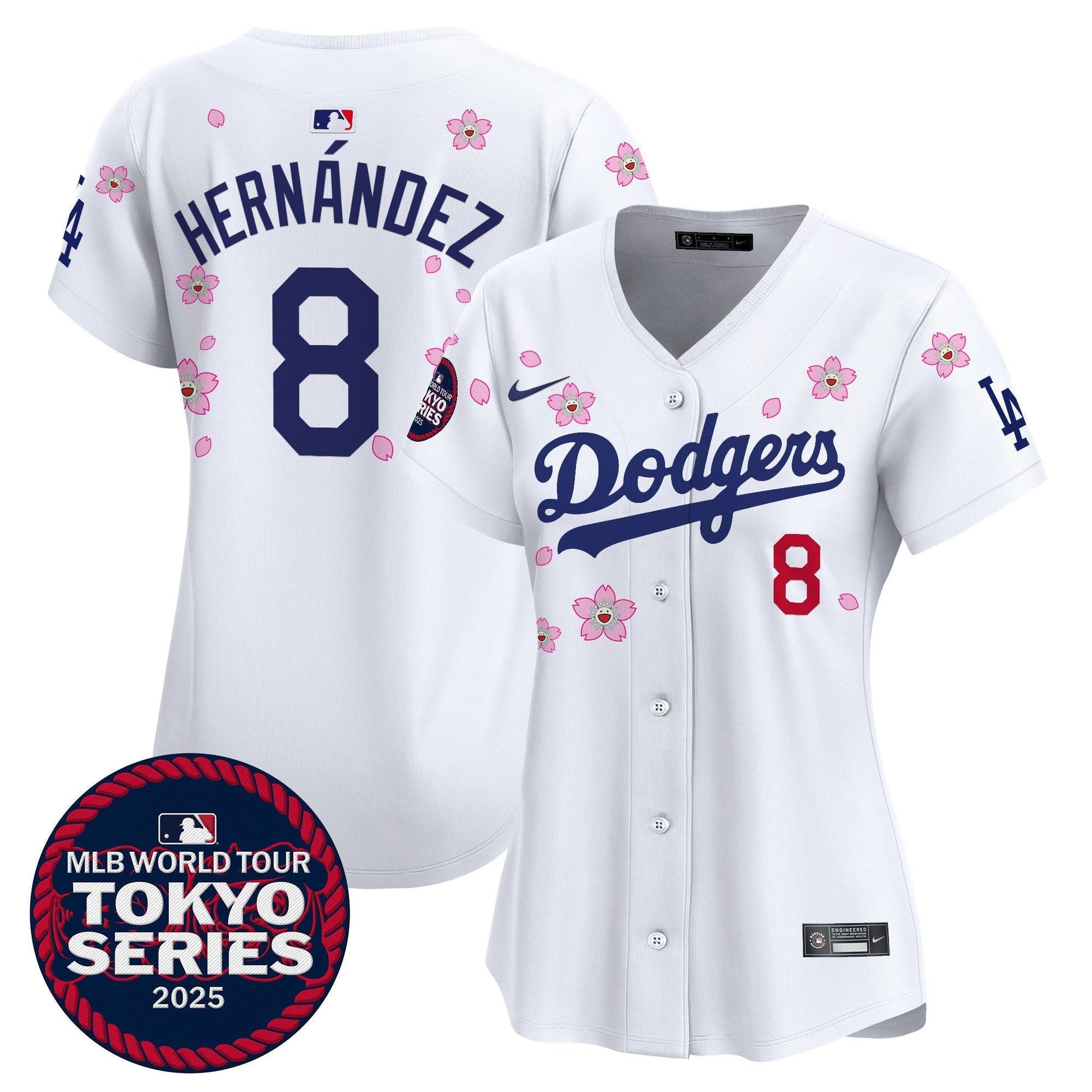 Women's Dodgers Tokyo Series 2025 Vapor Premier Limited Jersey V2 - Stitched