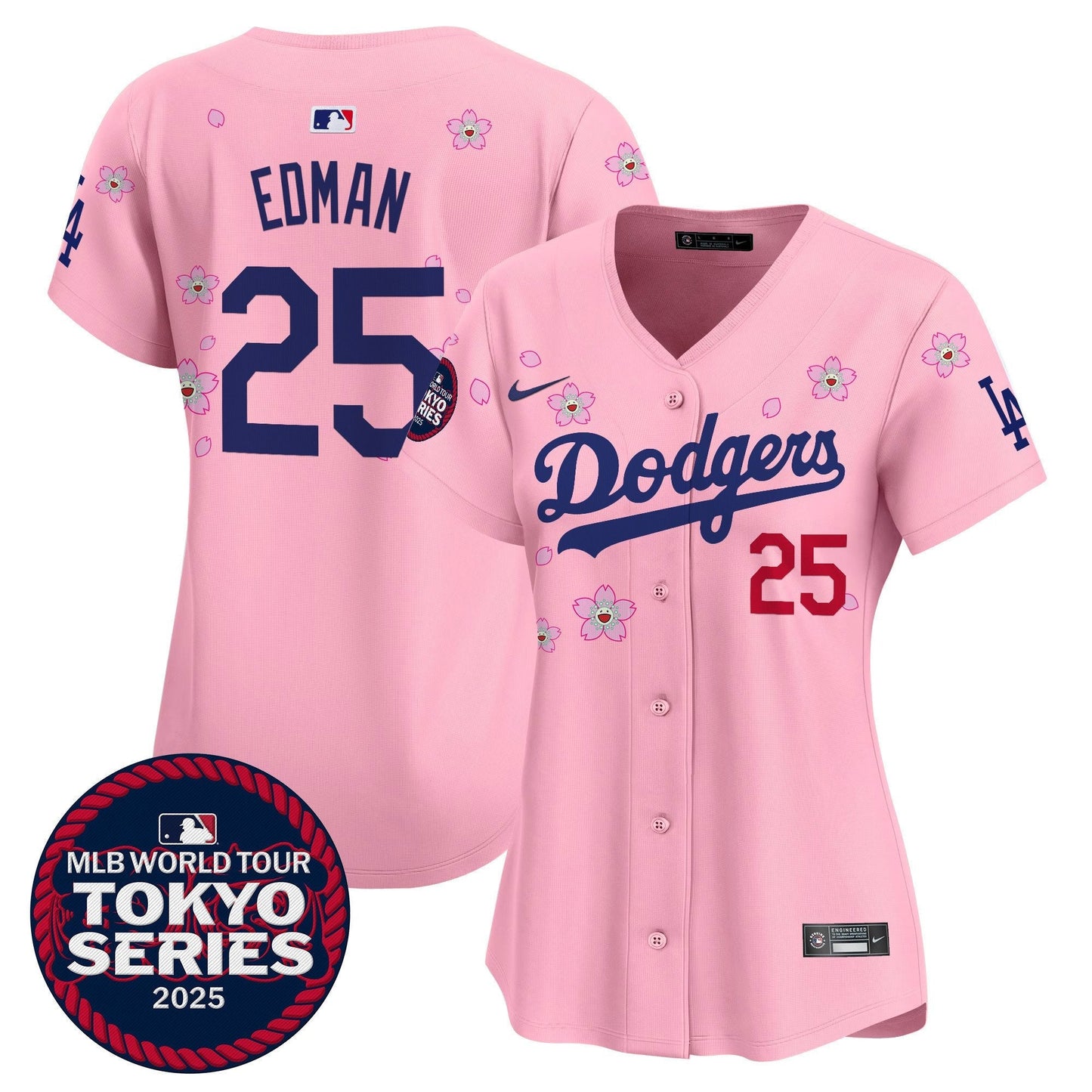 Women's Dodgers Tokyo Series 2025 Vapor Premier Limited Jersey V2 - Stitched