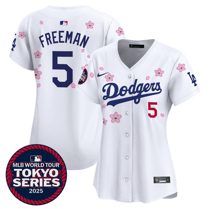Women's Dodgers Tokyo Series 2025 Vapor Premier Limited Jersey V2 - Stitched