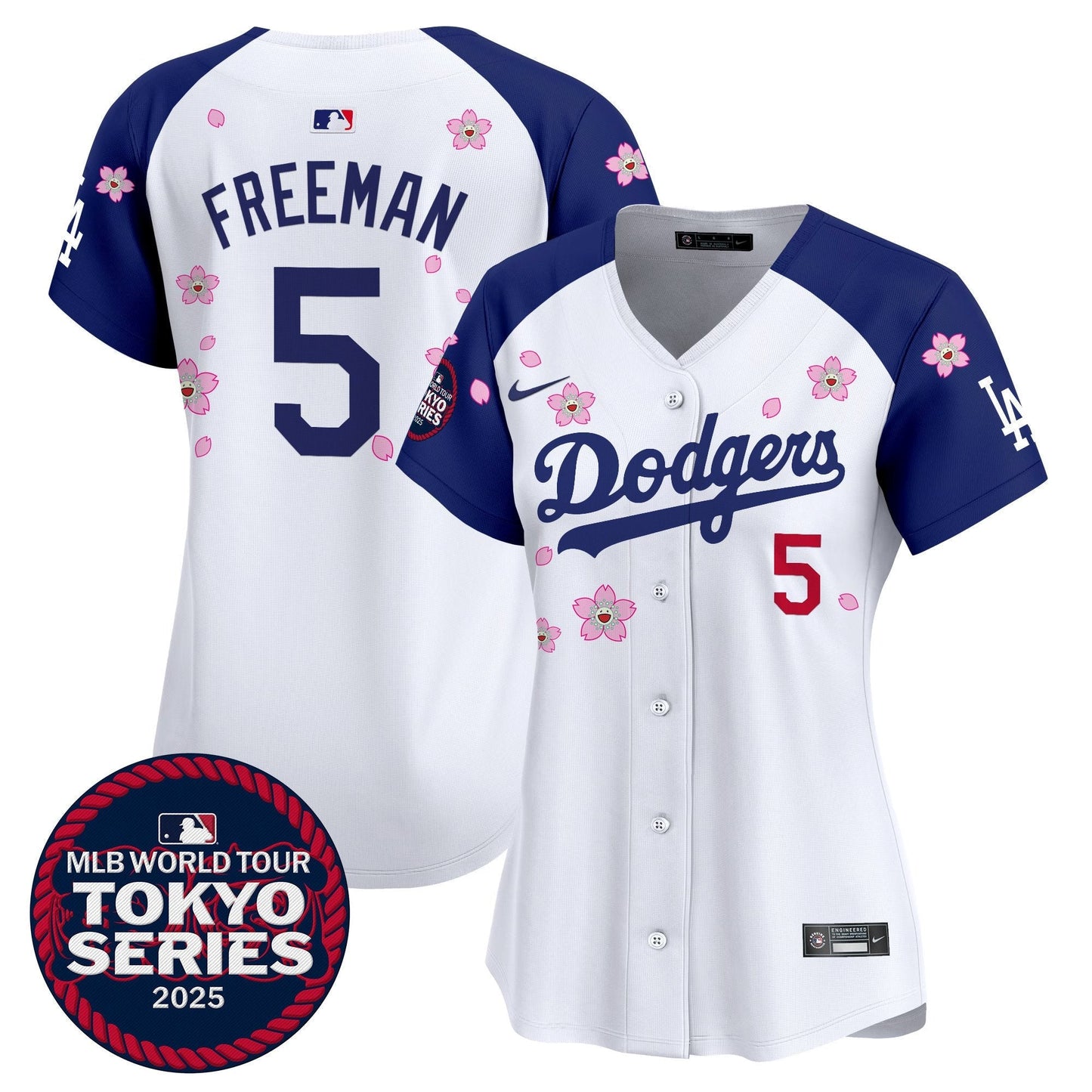 Women's Dodgers Tokyo Series 2025 Vapor Premier Limited Jersey V2 - Stitched