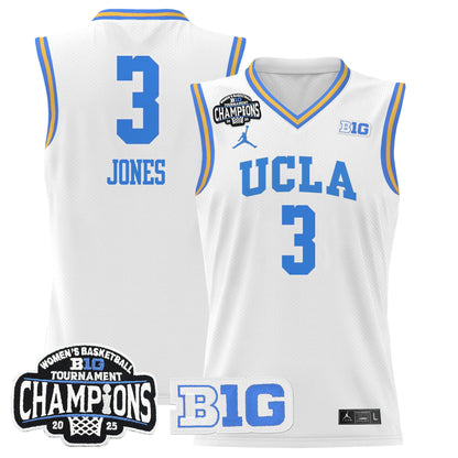 Men's Size - UCLA Bruins 2025 Big Ten Women's Conference Tournament Champions Lightweight Basketball Jersey - All Stitched