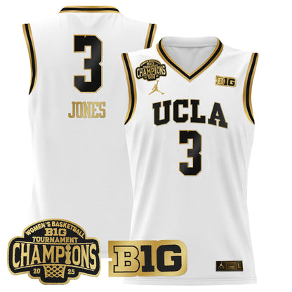 Men's Size - UCLA Bruins 2025 Big Ten Women's Conference Tournament Champions Lightweight Basketball Jersey - All Stitched