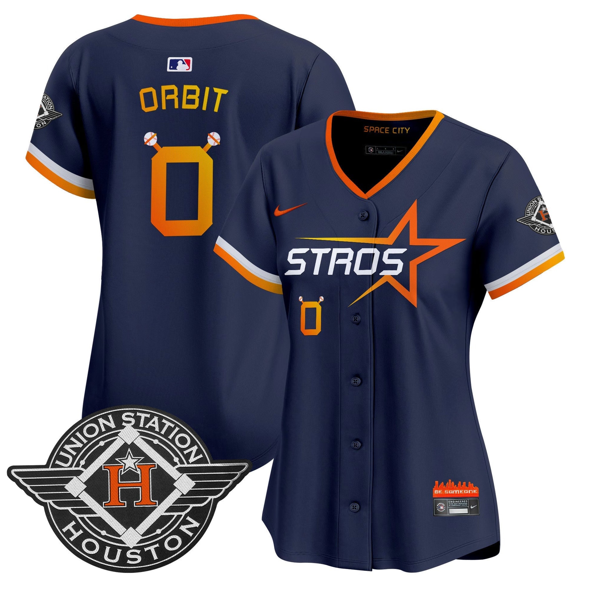 Women's Houston Astros 2025 City Connect Vapor Premier Limited Jersey - All Stitched