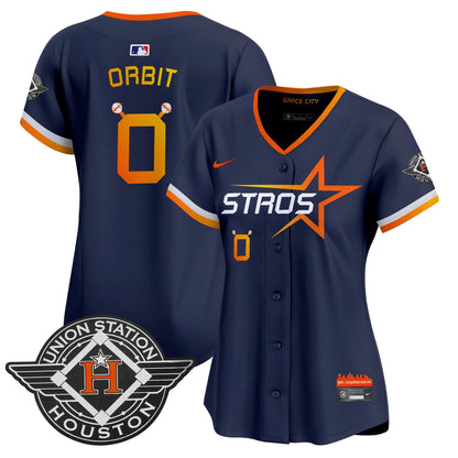 Women's Houston Astros 2025 City Connect Vapor Premier Limited Jersey - All Stitched