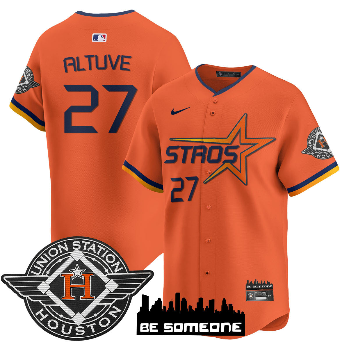 Houston Astros 2025 City Connect Vapor Premier Limited Jersey - All Stitched