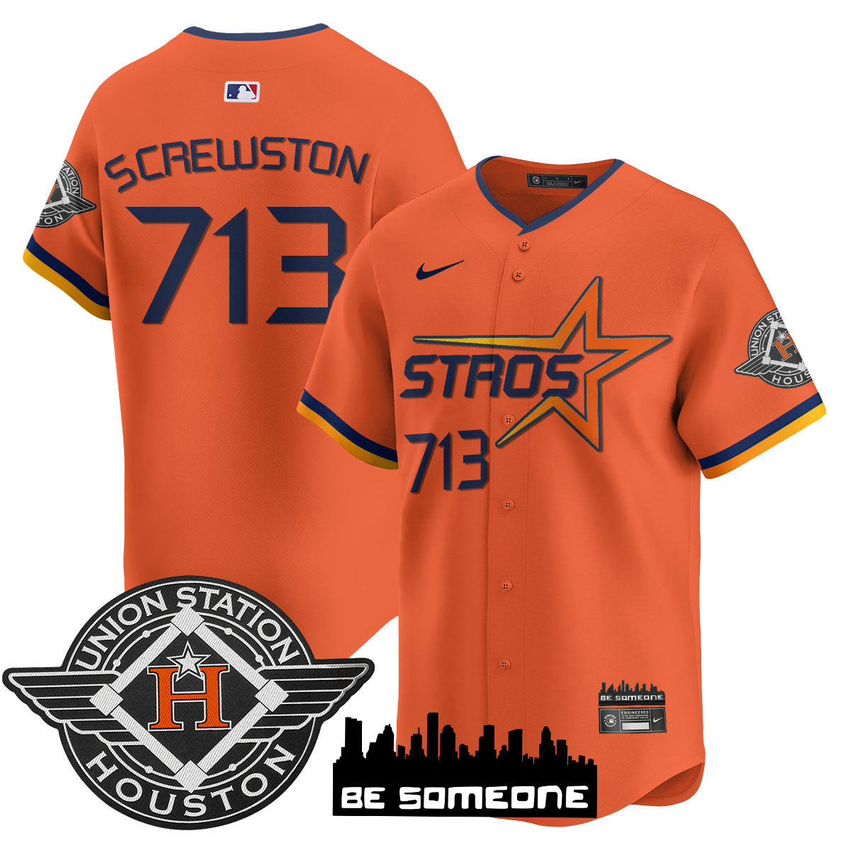 Houston Astros 2025 City Connect Vapor Premier Limited Jersey - All Stitched