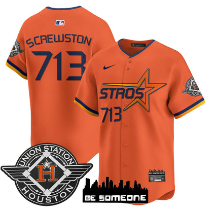 Houston Astros 2025 City Connect Vapor Premier Limited Jersey - All Stitched
