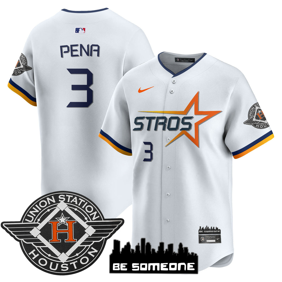 Houston Astros 2025 City Connect Vapor Premier Limited Jersey - All Stitched