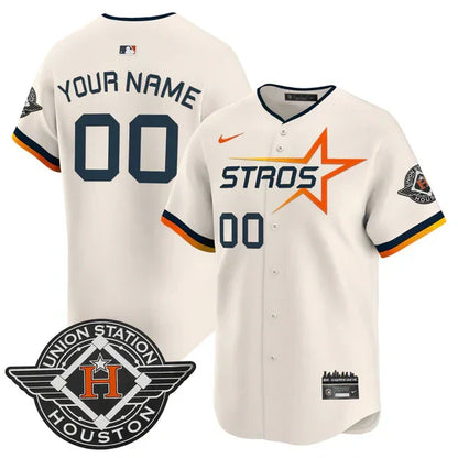 Custom Name/Number Houston Astros 2025 City Connect Vapor Premier Limited Jersey - All Stitched