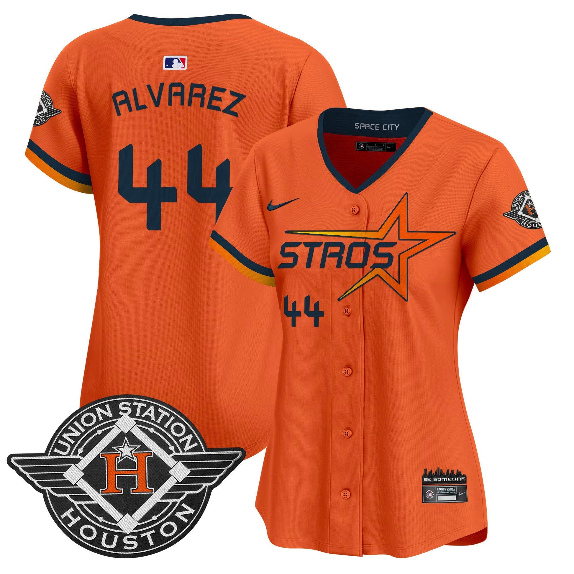 Women's Houston Astros 2025 City Connect Vapor Premier Limited Jersey - All Stitched