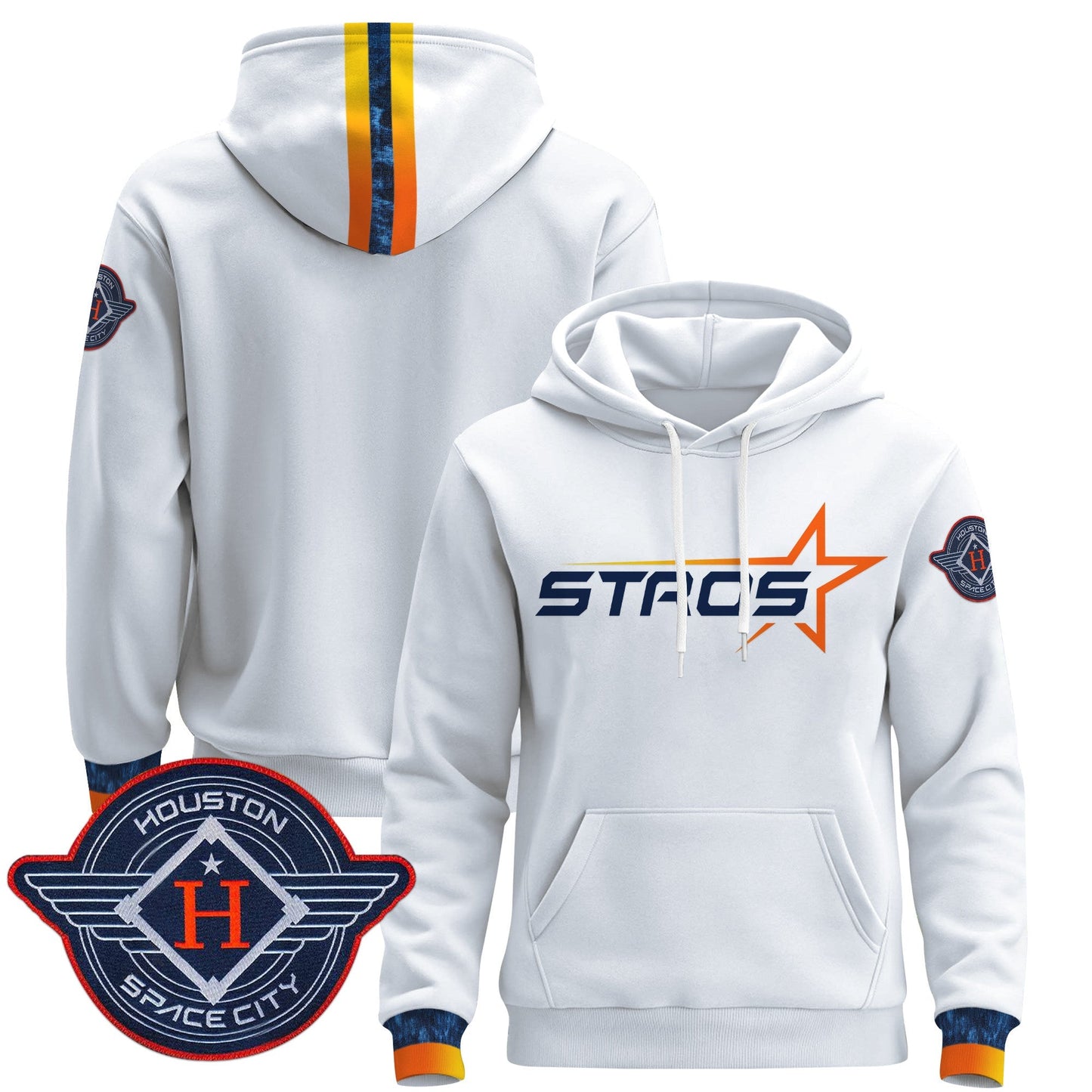 Men's Houston Astros 2025 City Connect Pullover Hoodie - All Stitched
