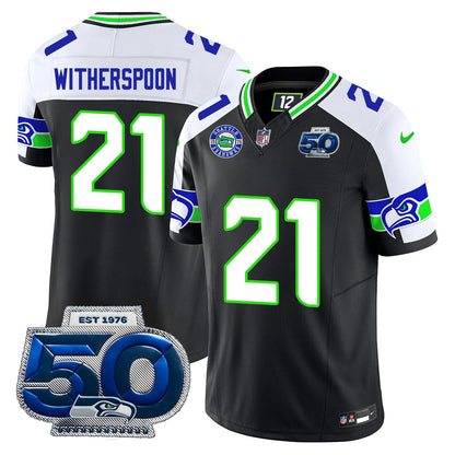 Men's Seattle Seahawks 50th Season Vapor Limited Jersey - All Stitched