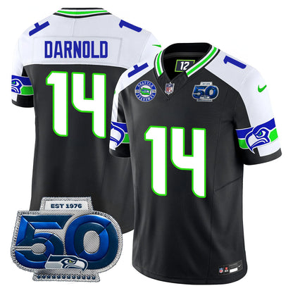 Men's Seattle Seahawks 50th Season Vapor Limited Jersey - All Stitched