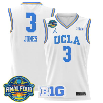 Men's Size - UCLA Bruins 2025 Big Ten Women's Final Four Patch Lightweight Basketball Jersey - All Stitched