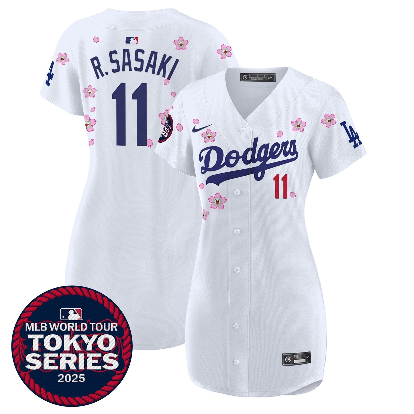 Women's Dodgers Tokyo Series 2025 Baseball Dress - Stitched