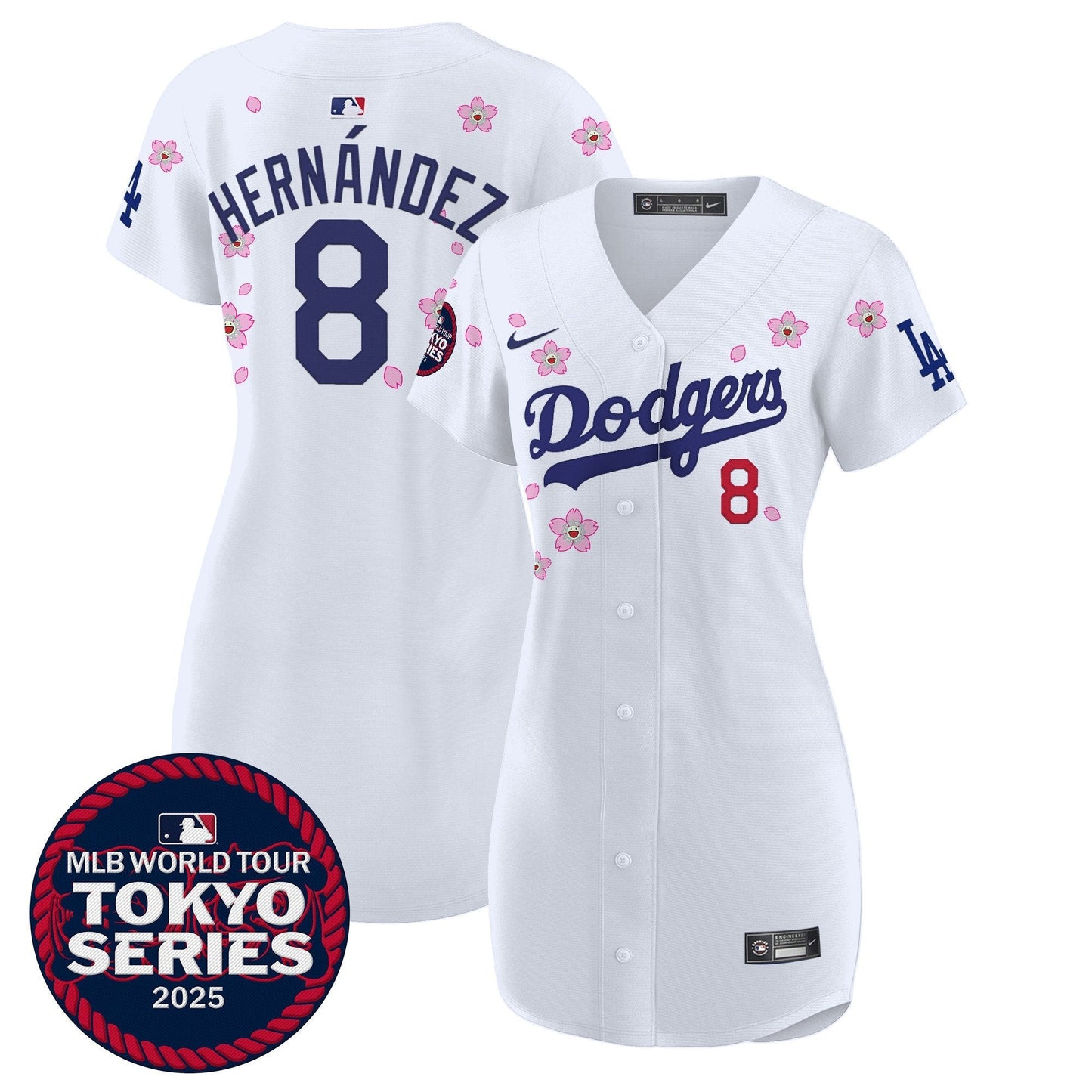 Women's Dodgers Tokyo Series 2025 Baseball Dress - Stitched