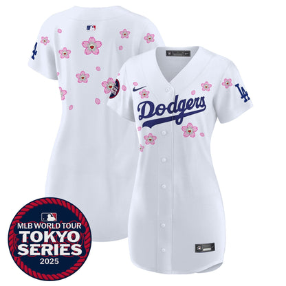 Women's Dodgers Tokyo Series 2025 Baseball Dress - Stitched