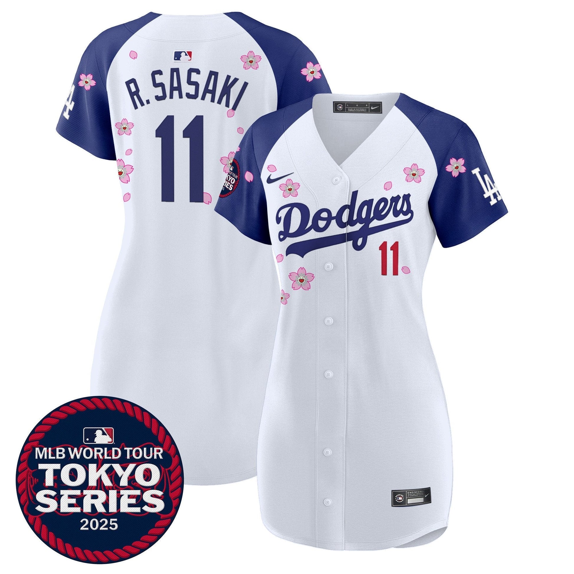 Women's Dodgers Tokyo Series 2025 Baseball Dress - Stitched