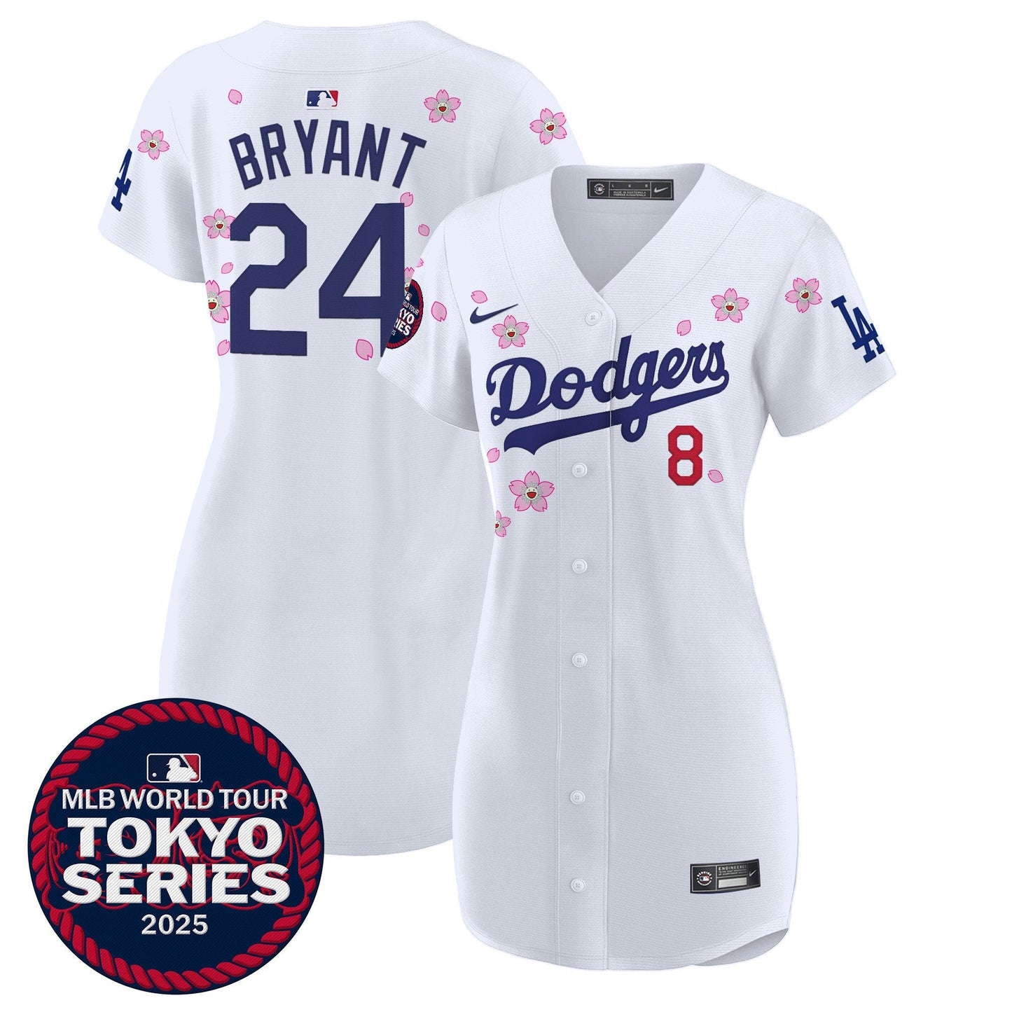 Women's Dodgers Tokyo Series 2025 Baseball Dress - Stitched