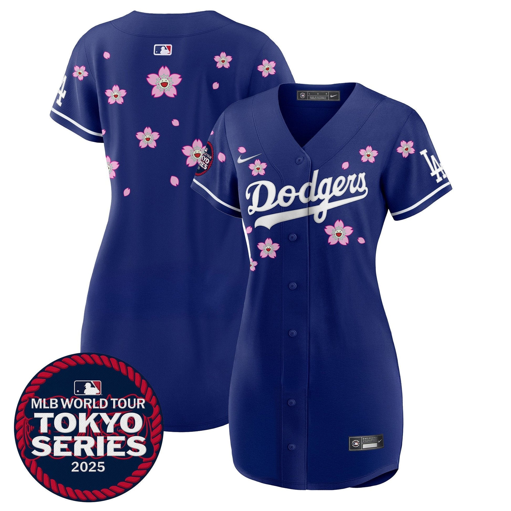 Women's Dodgers Tokyo Series 2025 Baseball Dress - Stitched