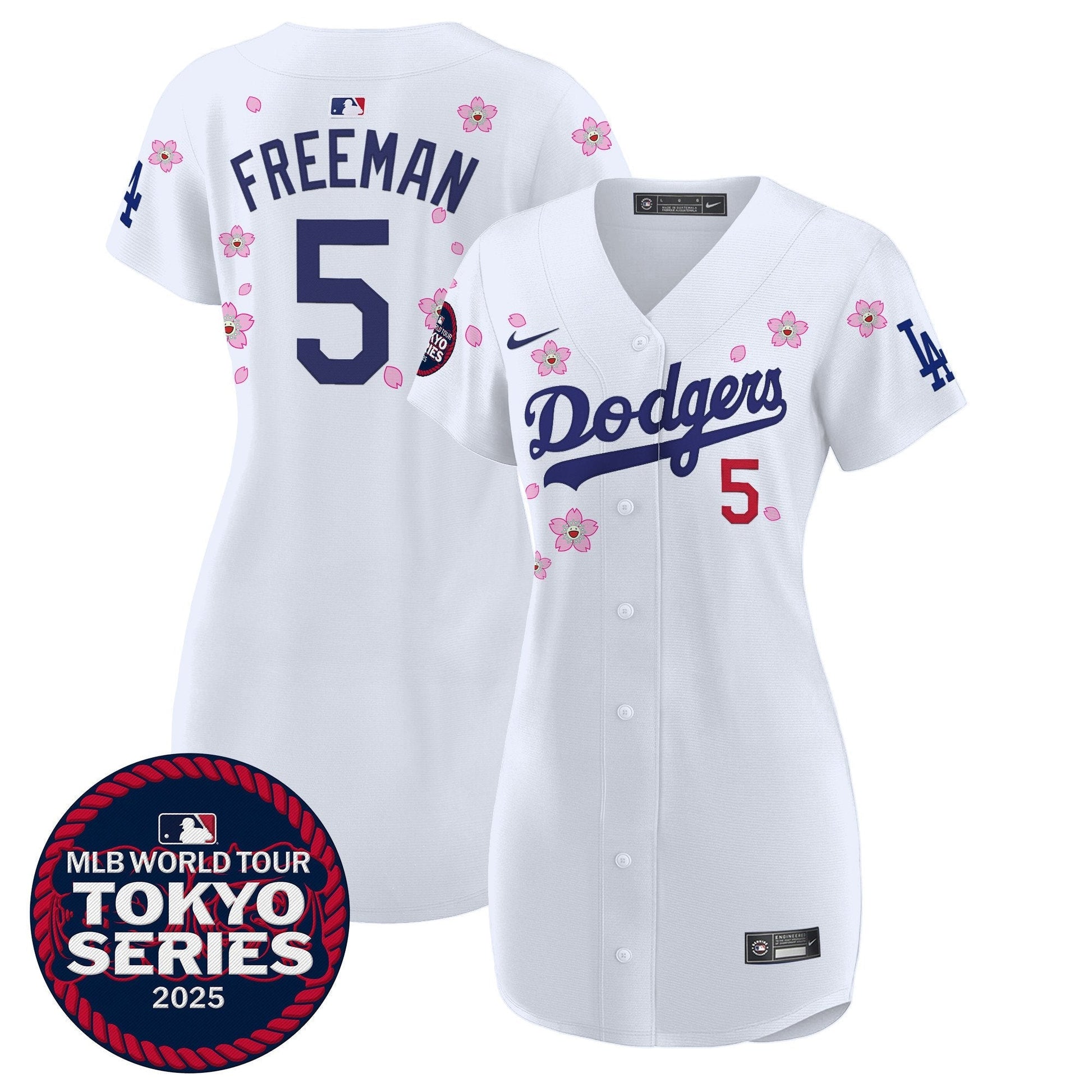 Women's Dodgers Tokyo Series 2025 Baseball Dress - Stitched