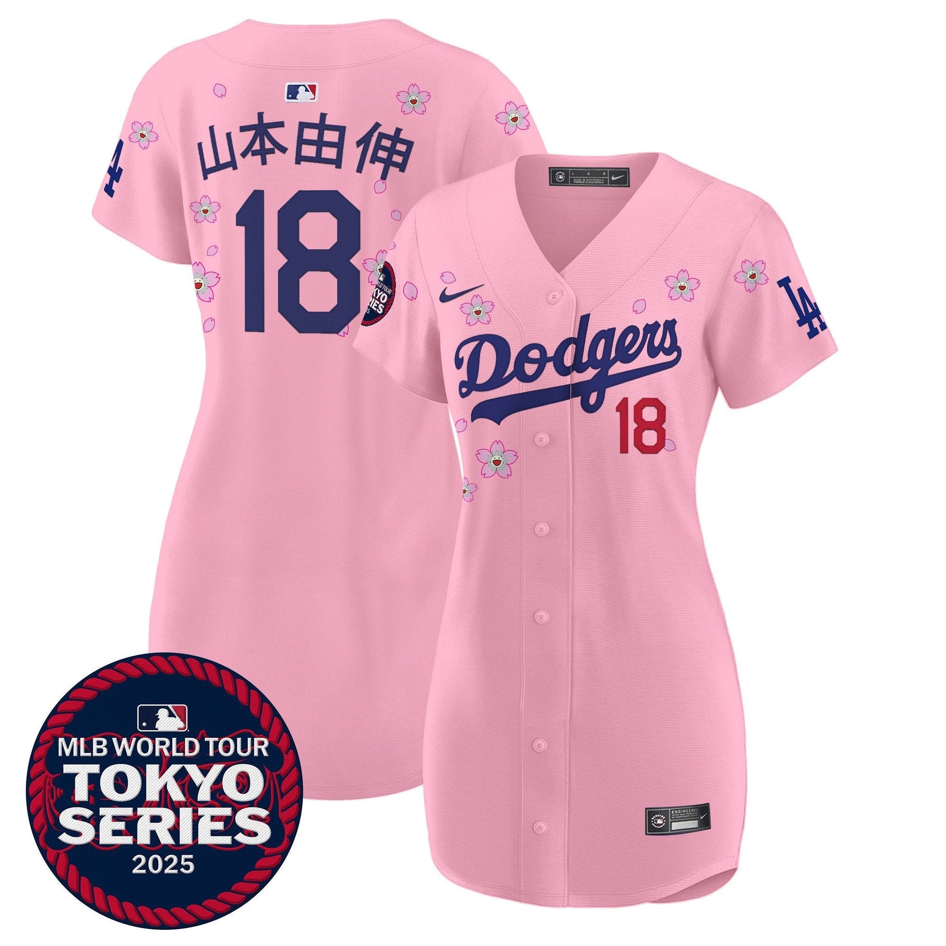 Women's Dodgers Tokyo Series 2025 Baseball Dress - Stitched