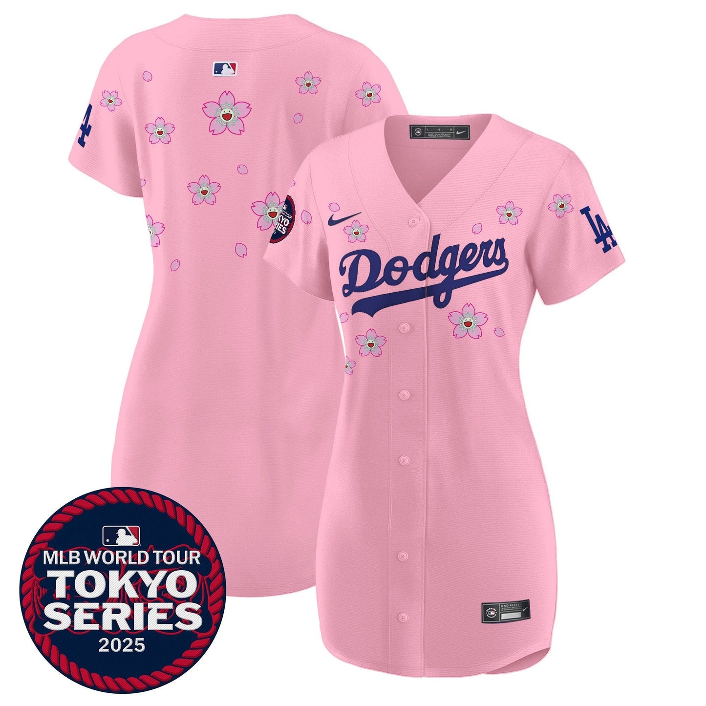 Women's Dodgers Tokyo Series 2025 Baseball Dress - Stitched