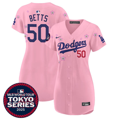 Women's Dodgers Tokyo Series 2025 Baseball Dress - Stitched