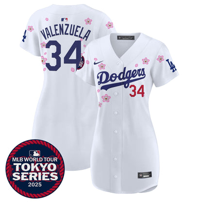Women's Dodgers Tokyo Series 2025 Baseball Dress - Stitched