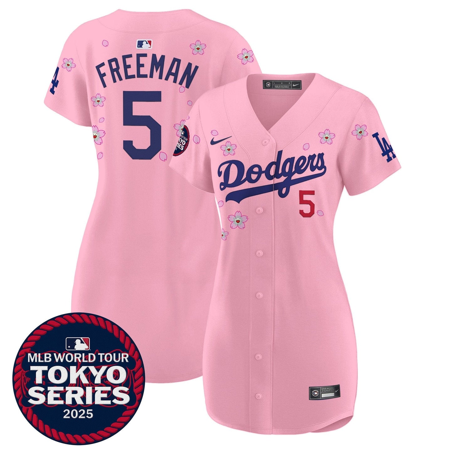 Women's Dodgers Tokyo Series 2025 Baseball Dress - Stitched