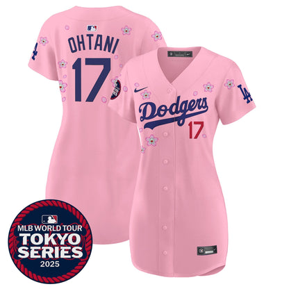 Women's Dodgers Tokyo Series 2025 Baseball Dress - Stitched