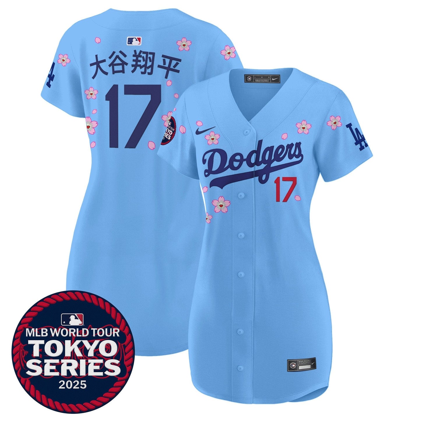 Women's Dodgers Tokyo Series 2025 Baseball Dress - Stitched