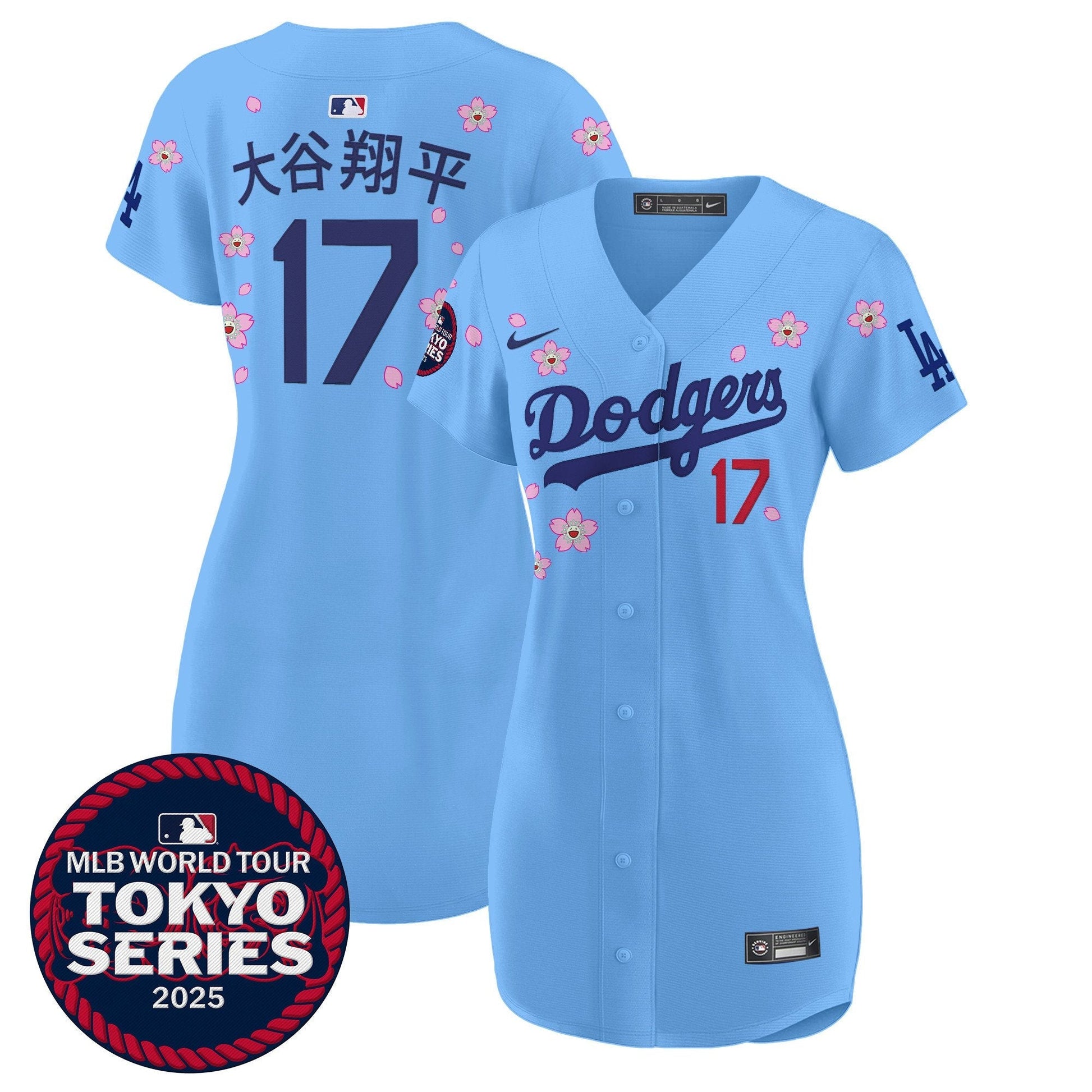 Women's Dodgers Tokyo Series 2025 Baseball Dress - Stitched