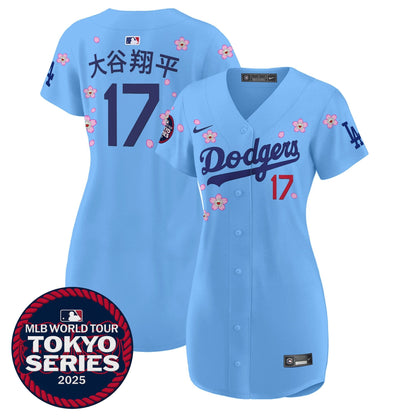 Women's Dodgers Tokyo Series 2025 Baseball Dress - Stitched
