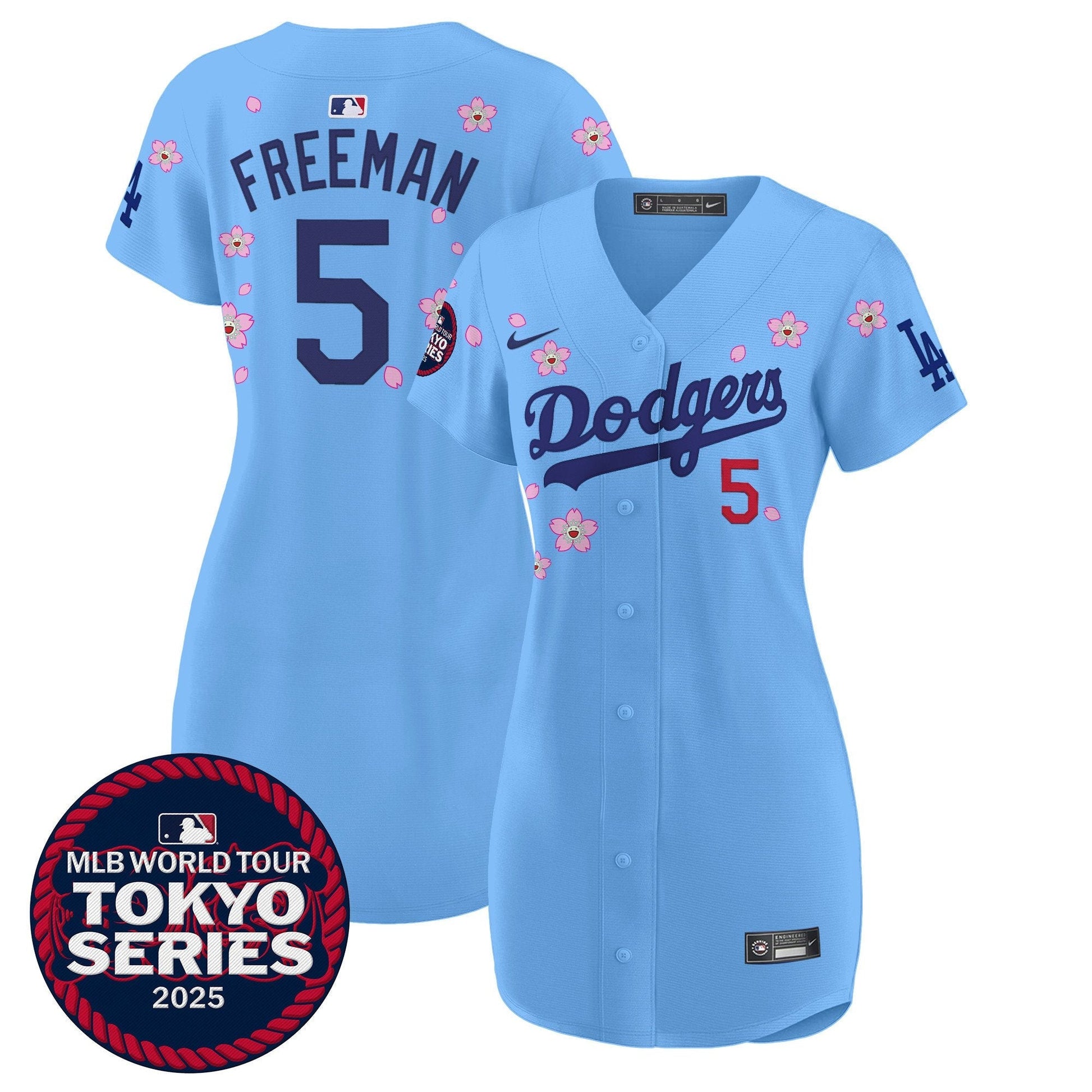 Women's Dodgers Tokyo Series 2025 Baseball Dress - Stitched