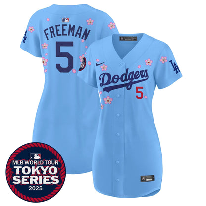 Women's Dodgers Tokyo Series 2025 Baseball Dress - Stitched