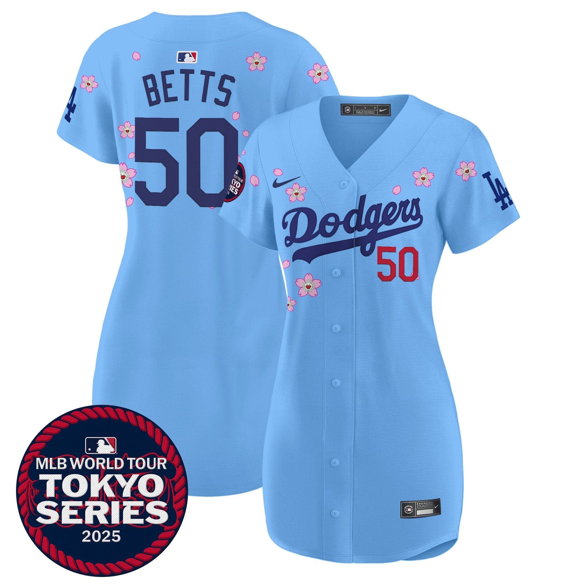 Women's Dodgers Tokyo Series 2025 Baseball Dress - Stitched