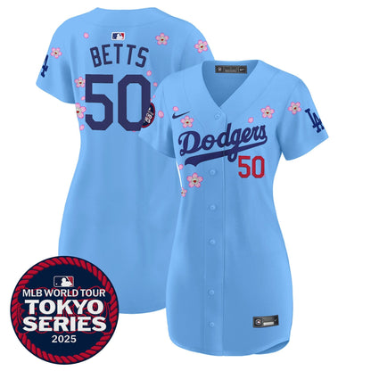 Women's Dodgers Tokyo Series 2025 Baseball Dress - Stitched