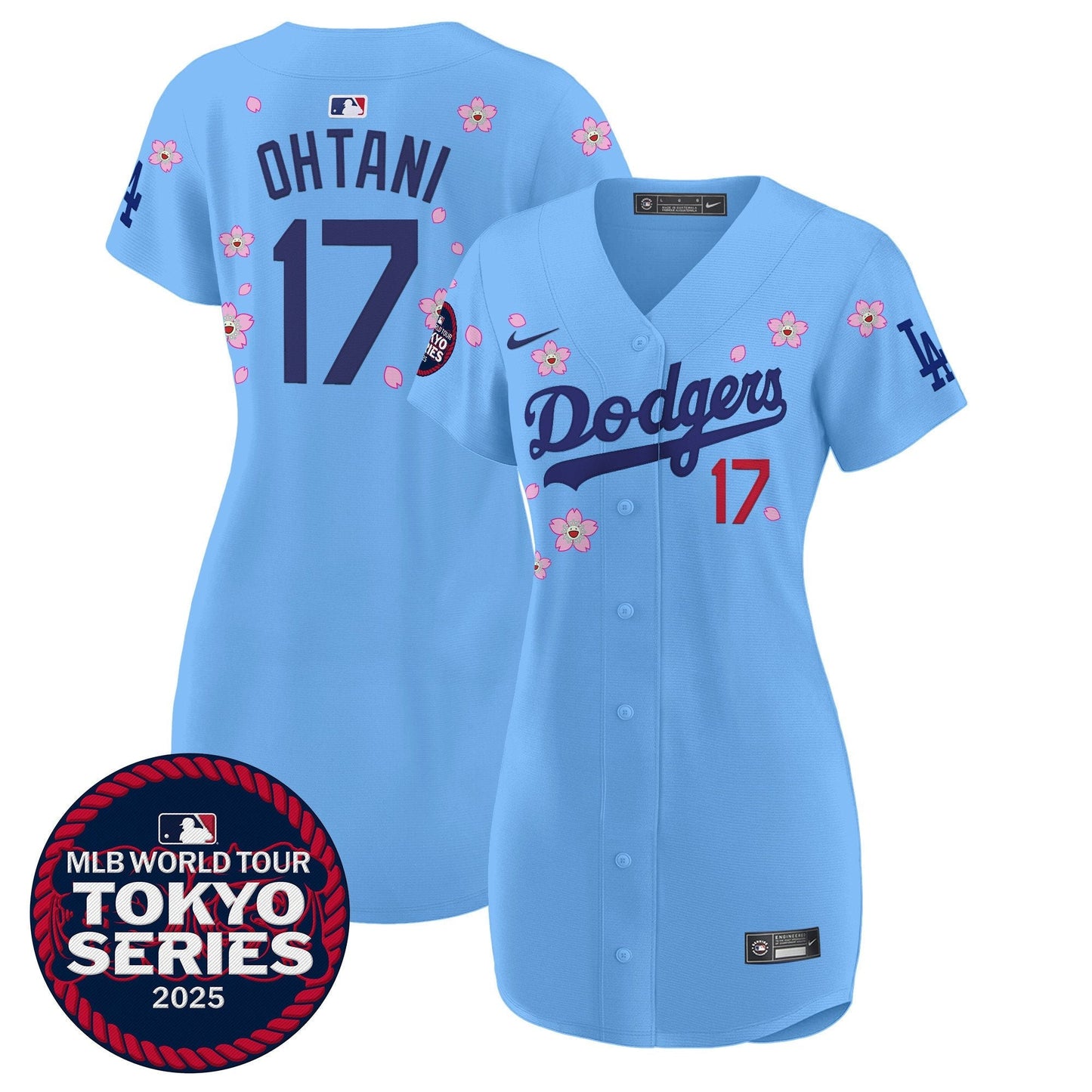 Women's Dodgers Tokyo Series 2025 Baseball Dress - Stitched